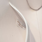 BV Long Clutch Andiamo 31 Weißes Krokodilkalbsleder Ghw 