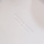 Teen Lauren 1980 mit Kette, Größe 31,5, weißes Leder, Ghw 