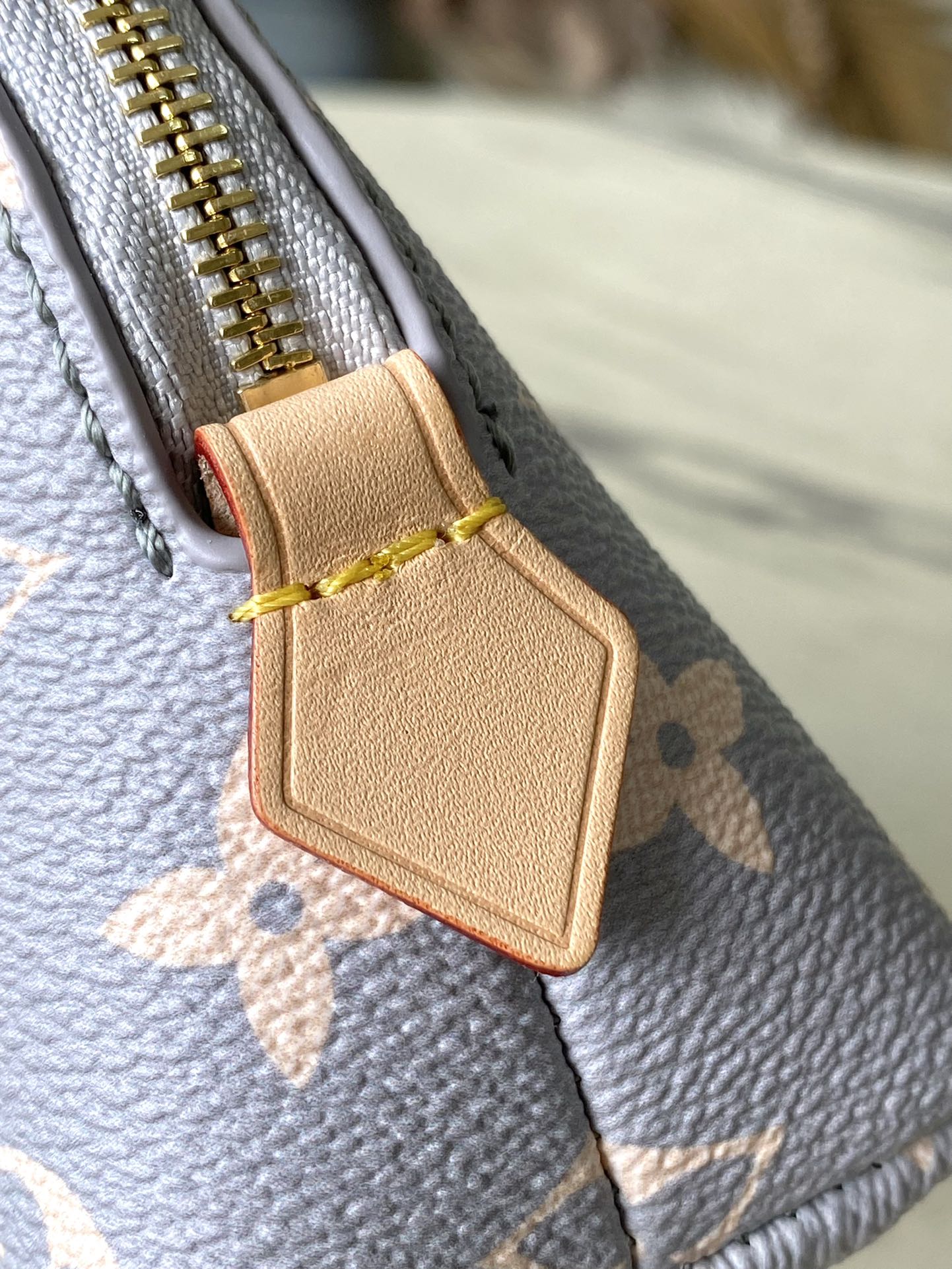 POCHETTE COSMÉTIQUE PM 19 AUS GRAUEM CREMEMONOGRAMM-TRIANON-CANVAS