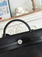 ZIP CABINE 31 BAG IN BLACK CALFSKIN