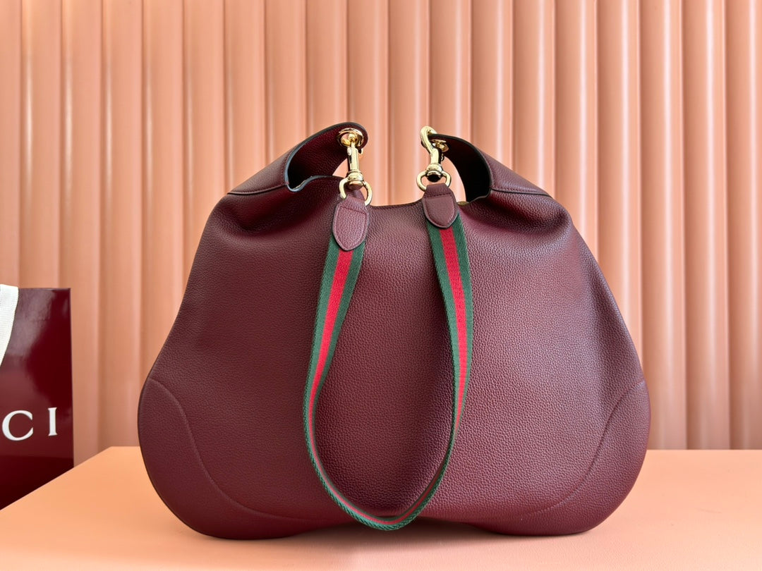 B GROSSE SCHULTERTASCHE 49 IN ROSSO ANCORA ROTES KALBSLEDER