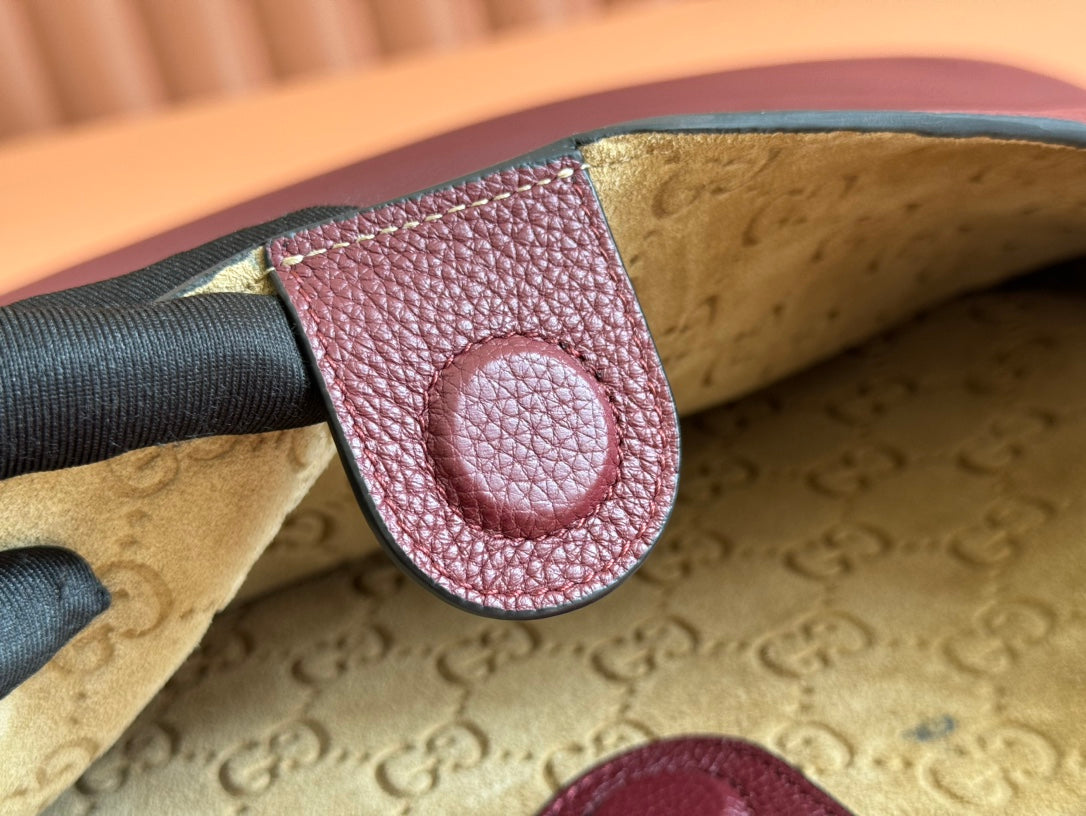 B GROSSE SCHULTERTASCHE 49 IN ROSSO ANCORA ROTES KALBSLEDER