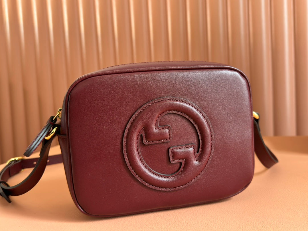 BLONDIE KLEINE SCHULTERTASCHE 21 IN ROSSO ANCORA ROTES KALBSLEDER