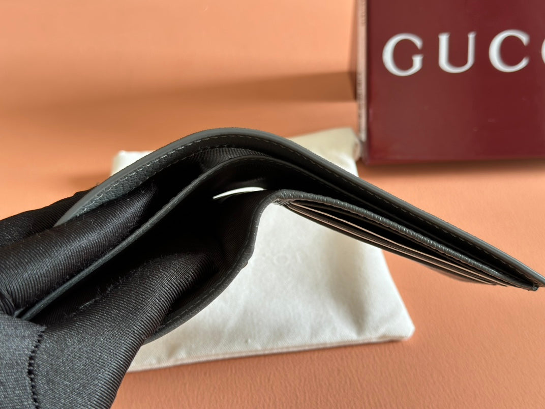 INTERIOR GG BI-FOLD GELDBÖRSE 11 IN GRAUEM KALBSLEDER