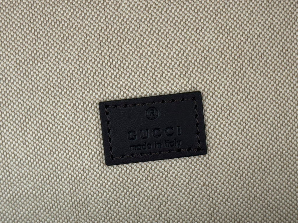 MITTELGROSSER RUCKSACK 42 IN BEIGE UND DUNKELBRAUN GG CANVAS