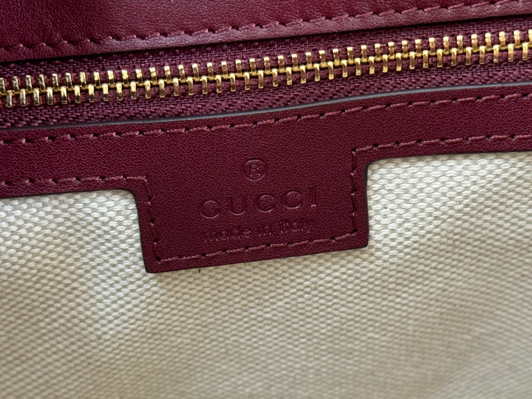 73 MITTELGROSSER EIMERBEUTEL 27,5 IN ROSSO ANCORA ROTES GLATTES KALBSLEDER