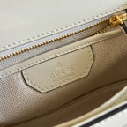 GUCCI BAMBOO MINI BAG 21 WEISS AUS KALBSLEDER