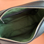 GUCCI 25S OPHIDIA CROSSBODY-TASCHE 28 IN SCHWARZEM KALBSLEDER