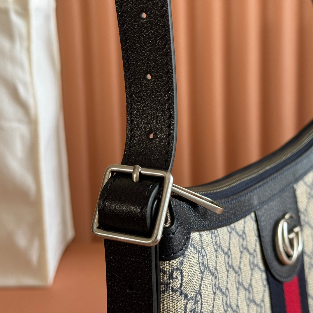 GG 25S EPILOGUE TASCHE 30 IN BEIGE UND SCHWARZEM KALBSLEDER