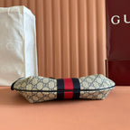 GG 25S EPILOGUE TASCHE 30 IN BEIGE UND SCHWARZEM KALBSLEDER