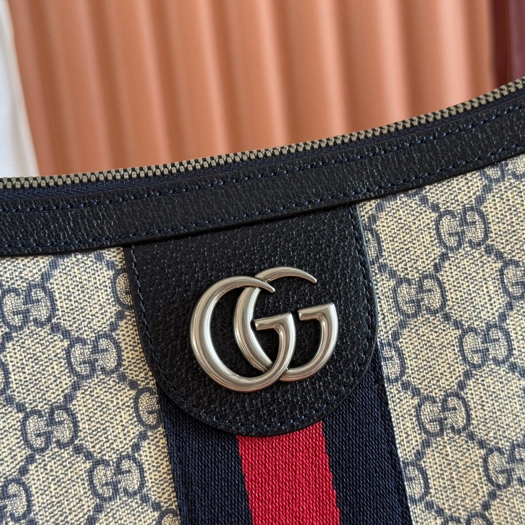 GG 25S EPILOGUE TASCHE 30 IN BEIGE UND SCHWARZEM KALBSLEDER