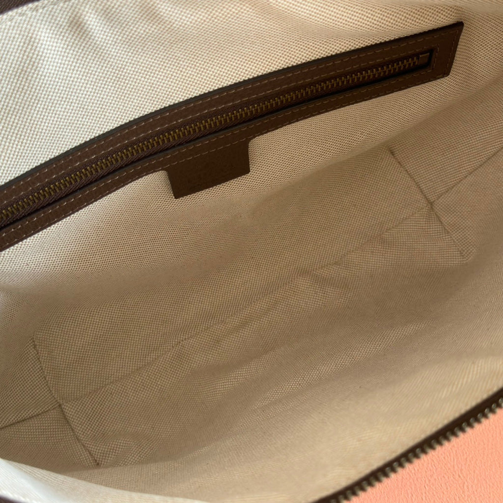 GG 25S EPILOGUE BAG 30 IN BEIGE AND EBONY CALFSKIN