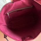 GUCCI 25S EMBLEM MEDIUM SCHULTERTASCHE 26 IN ROSSO ANCORA ROTES KALBSLEDER