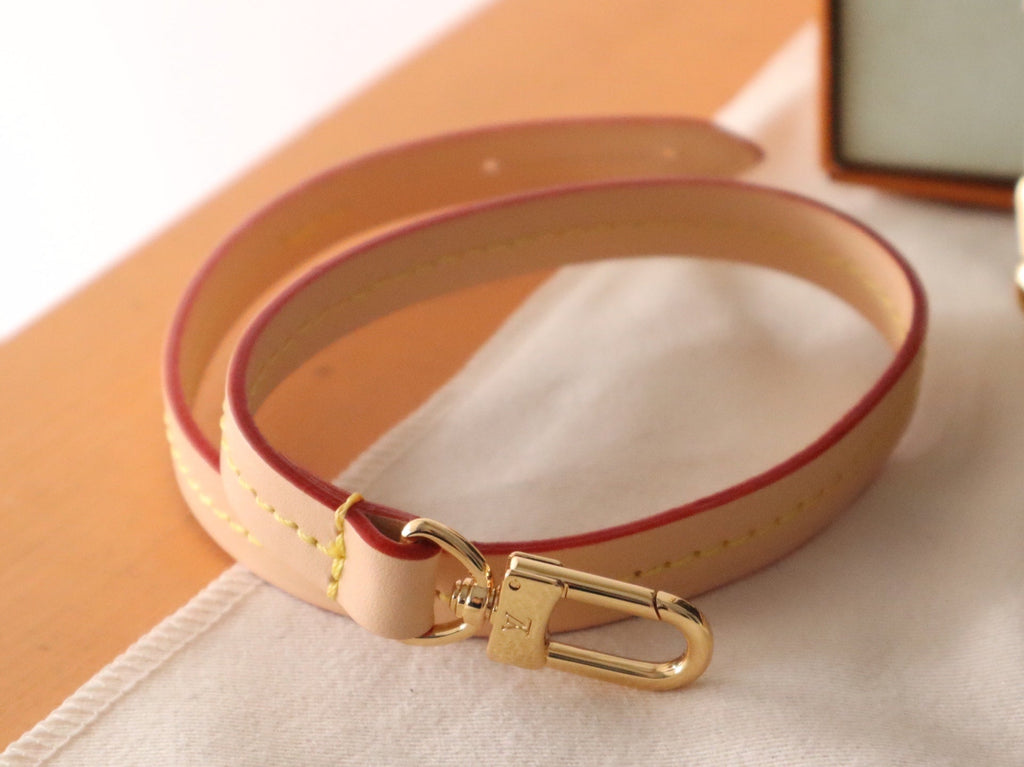 Panda Pochette Tasche 22 Zoll Braun Monogramm Beschichtetes Canvas