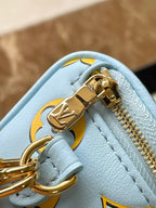MINI BUMBAG 17 IN SKY YELLOW MONOGRAM CALFSKIN GOLD HARDWARE