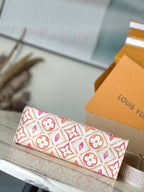 ONTHEGO EAST WEST 25 IN CORAL MONOGRAM TILES CANVAS