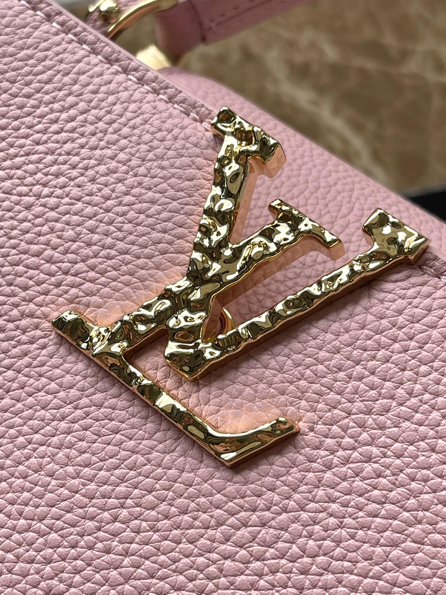 CAPUCINES EAST-WEST MINI 22 IN RÖNTGENRÖSCHEN KALBSLEDER GOLDENE HARDWARE