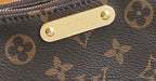 LIV POCHETTE 24 IN BRAUNEM MONOGRAMM-CANVAS GOLDENE BESCHLÄGE