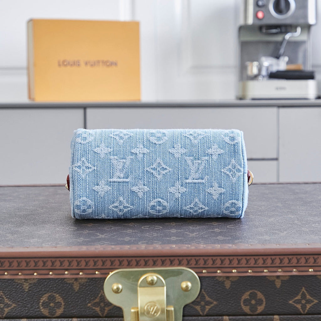 NANO SPEEDY 16 IN HELLBLAUEM MONOGRAMM-DENIM