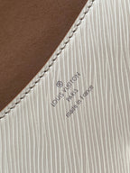 BUCI Tasche 24 Zoll Quarz Weiß Epi-Narbenleder