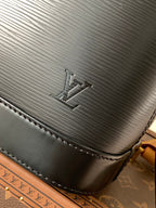 ALMA BB Tasche 23 Zoll, schwarz genarbtes Epi-Rindsleder