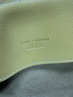 LE 37 KLEINE EIMERTASCHE 25 IN JÄGERGRÜNES WILDLEDER GOLDENE BESCHLÄGE