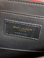 SOLFERINO KLEINE SATCHEL 19 IN SCHARLACHROTEM KALBSLEDER GOLDENE BESCHLÄGE