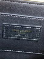 SOLFERINO KLEINE SATCHEL 19 IN KANARIJAL KALBSLEDER GOLDENE BESCHLÄGE