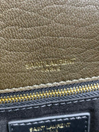 CALYPSO 36 KETTENTASCHE IN DUNKELGRÜNEM LAMMLEDER