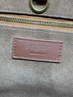 Y Tragetasche 39 Zoll, rehbraun, gemischt mit weißem Kalbsleder