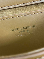 VOLTAIRE TOP HANDLE IN BOX 21 IN TAWNY BROWN CALFLEDER GOLDENE BESCHLÄGE