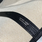 GARDEN PARTY 36 IN MULTICOLOR TOILE H CANVAS BLACK CALFSKIN