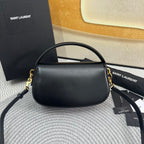 VOLTAIRE 24 IN SCHWARZEM KALBSLEDER GOLDENES LOGO