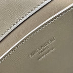 VOLTAIRE IN BOX 21 IN CARAMEL BROWN CALFLEDER GOLD LOGO