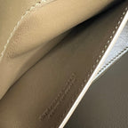 VOLTAIRE IN BOX 21 IN CARAMEL BROWN CALFLEDER GOLD LOGO