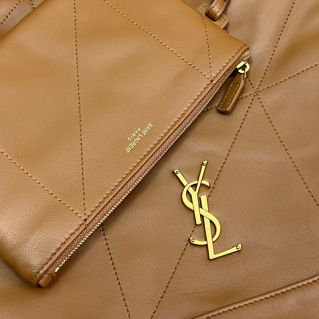 JAMIE POCHON 33 IN BRONZEBRAUN LAMMLEDER GOLDENE BESCHLÄGE