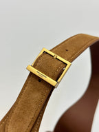 LE 5 À 7 SUPPLE SMALL 22 AUS KARAMELLBRAUNEM WILDLEDER