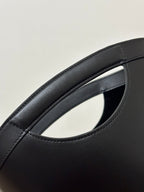 KORBTASCHE MINI 29 AUS SCHWARZEM SOLF-KALBSLEDER