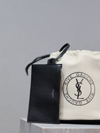 RIVE GAUCHE Bucket Bag 23 Zoll, weißes Kalbsleder