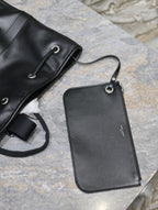 RIVE GAUCHE RUCKSACK 49 IN SCHWARZEM KALBSLEDER