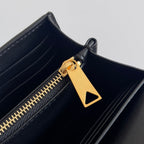 ANDIAMO TASCHE 19 AUS SCHWARZEM KALBSLEDER