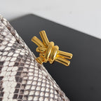 KNOTENKETTENKUPPLUNG 20,5 ZOLL SCHLANGENMUSTER-KALBLEDER