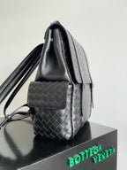 SCHULRUCKSACK 39 AUS SCHWARZEM LAMMLEDER