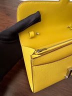 CONSTANCE TO GO 20.5 YELLOW EPSOM SILVER HARDWARE