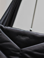 Große Tragetasche von PUFFER, 57 Zoll, schwarze Seide