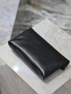 ENVELOPE CLUTCH 21 IN BLACK CALFSKIN