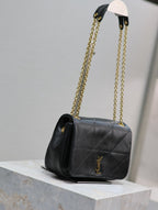 JAMIE 4.3 MINI-TASCHE 20 IN SCHWARZEM LAMMLEDER GOLDENE HARDWARE