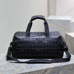 Reisetasche 50 Zoll, schwarz kariert, Nylon