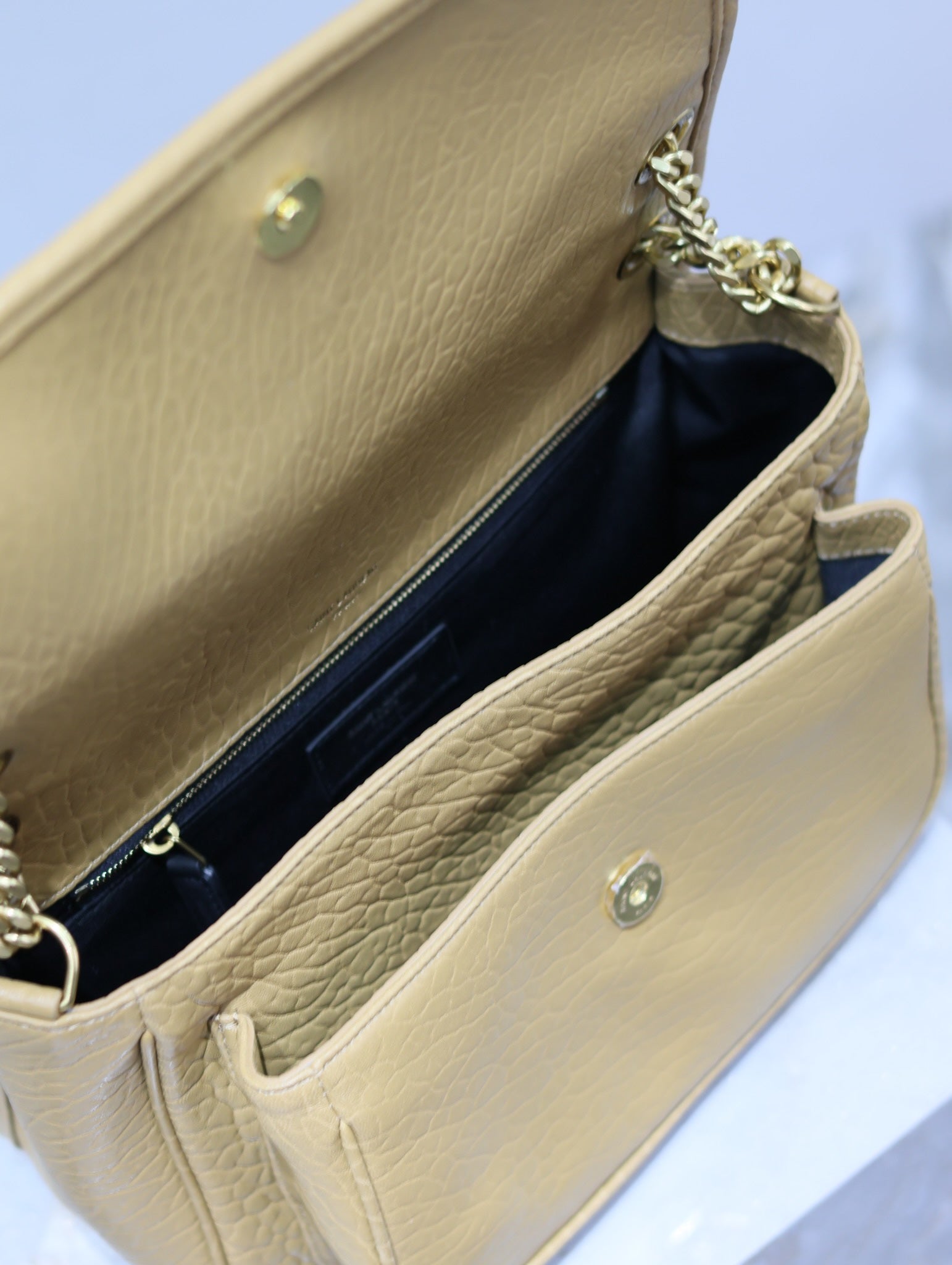 NIKI MEDIUM 28 IN DIJON GELB ELEFANTENMUSTER LAMMFELL