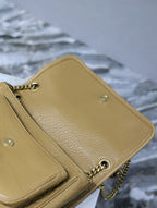 NIKI MEDIUM 28 IN DIJON GELB ELEFANTENMUSTER LAMMFELL